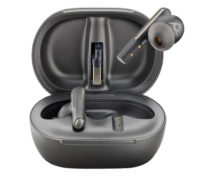 Słuchawki biurowe, callcenter Poly Voyager Free 60+ UC Carbon Black + BT700